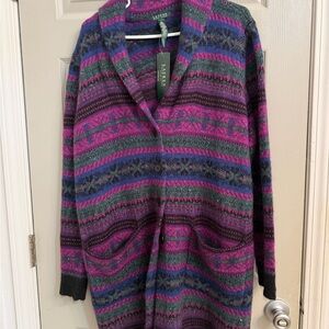Ralph Lauren Multicolor Patterned Cardigan